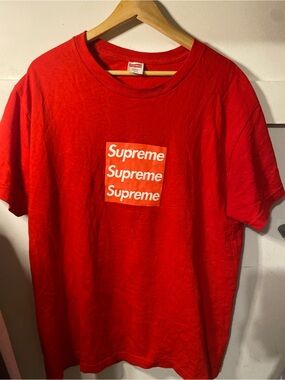 Supreme asspizza triplestack red box logo
Size large